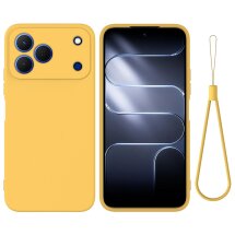 Силиконовый (TPU) чехол Deexe Silicone Case для ZTE Blade V80 Design - Yellow: фото 1 из 9