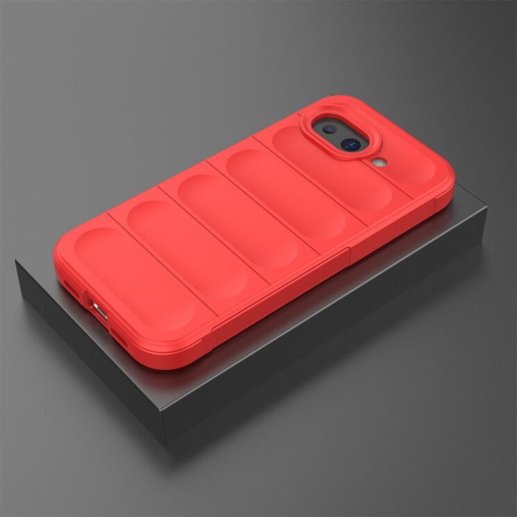 Силіконовий (TPU) чохол Deexe Terra Case для Google Pixel 10a - Red: фото 3 з 6