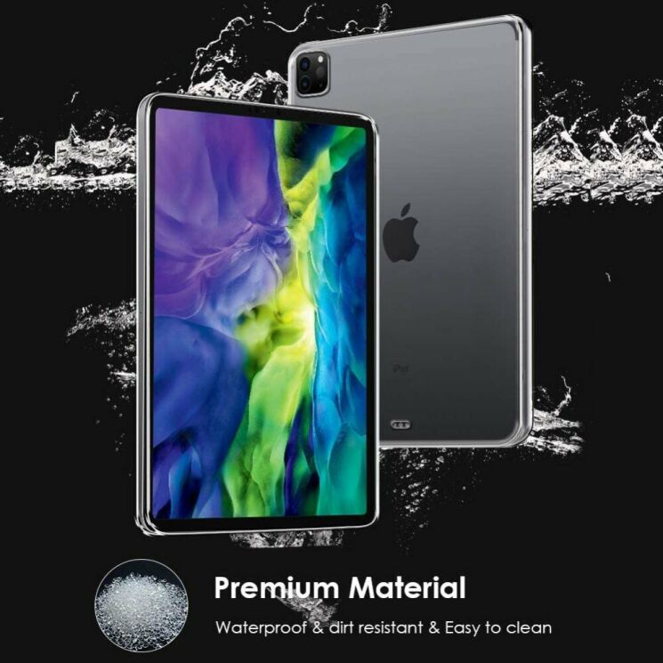 Силиконовый (TPU) чехол Deexe UltraThin для Apple iPad Pro 11 (2020/2021/2022) - Transparent: фото 5 из 6