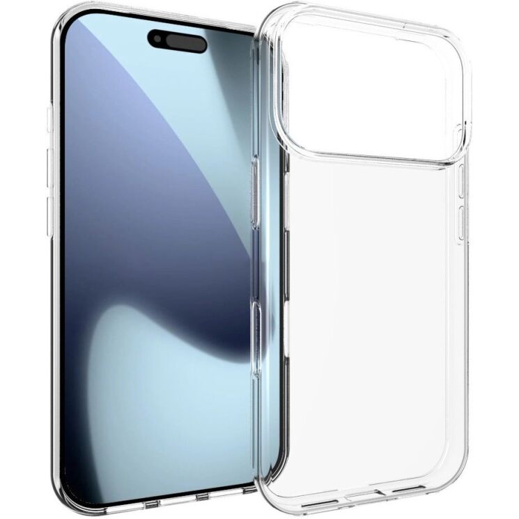 Силіконовий (TPU) чохол Deexe UltraThin для iPhone 18 Pro / 17 Pro - Transparent (423613T) Силіконовий (TPU) чохол Deexe UltraThin для iPhone 18 Pro / 17 Pro - Transparent: фото 1 з 5