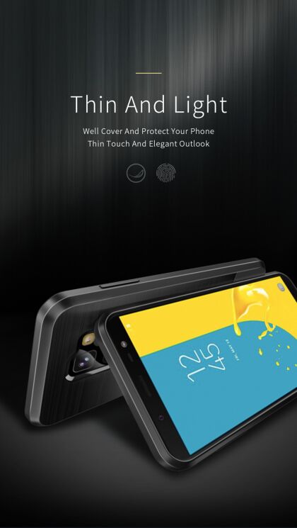 Силиконовый (TPU) чехол DUX DUCIS Mojo Series для Samsung Galaxy J6 2018 (J600) - Pink: фото 10 из 12