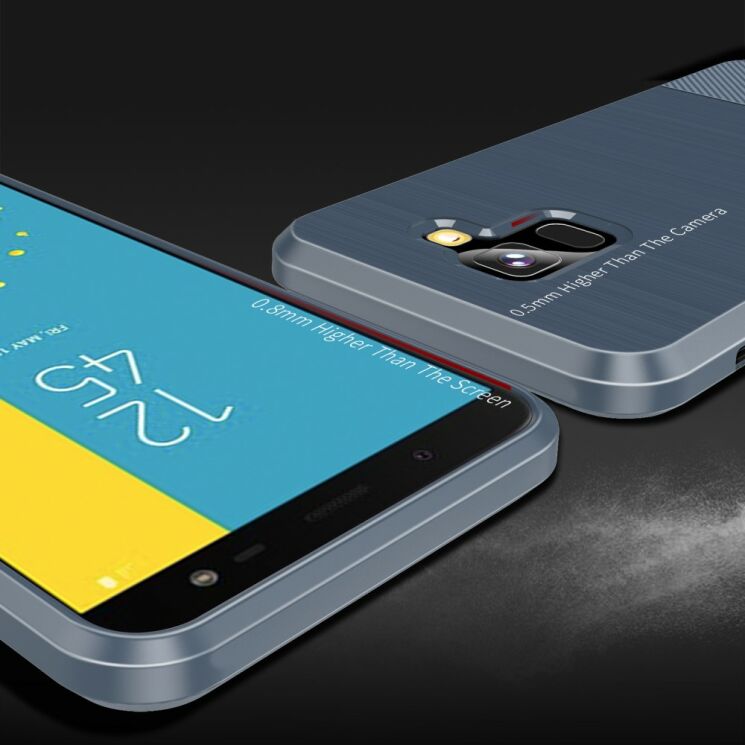 Силиконовый (TPU) чехол DUX DUCIS Mojo Series для Samsung Galaxy J6 2018 (J600) - Dark Blue: фото 3 из 12