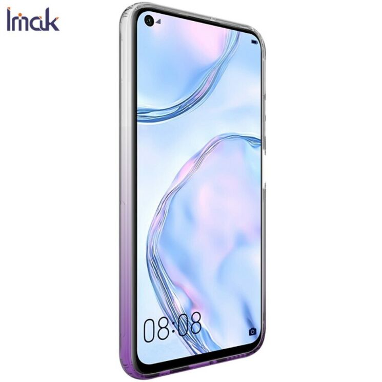 Силіконовий (TPU) чохол IMAK UX-6 Series для Huawei P40 Lite - Purple: фото 4 з 14
