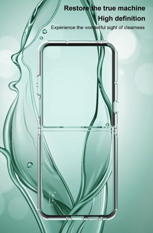 Силиконовый (TPU) чехол IMAK UX-6 Series для Motorola Razr 60 Ultra - Transparent: фото 8 из 10