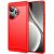 Силиконовый (TPU) чехол MOFI Carbon Fiber для Realme GT 6 / GT 6T - Red: фото 1 из 10