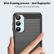 Силіконовий (TPU) чохол MOFI Carbon Fiber для Samsung Galaxy A16 (A165) - Black (365206B). Фото 8 з 10