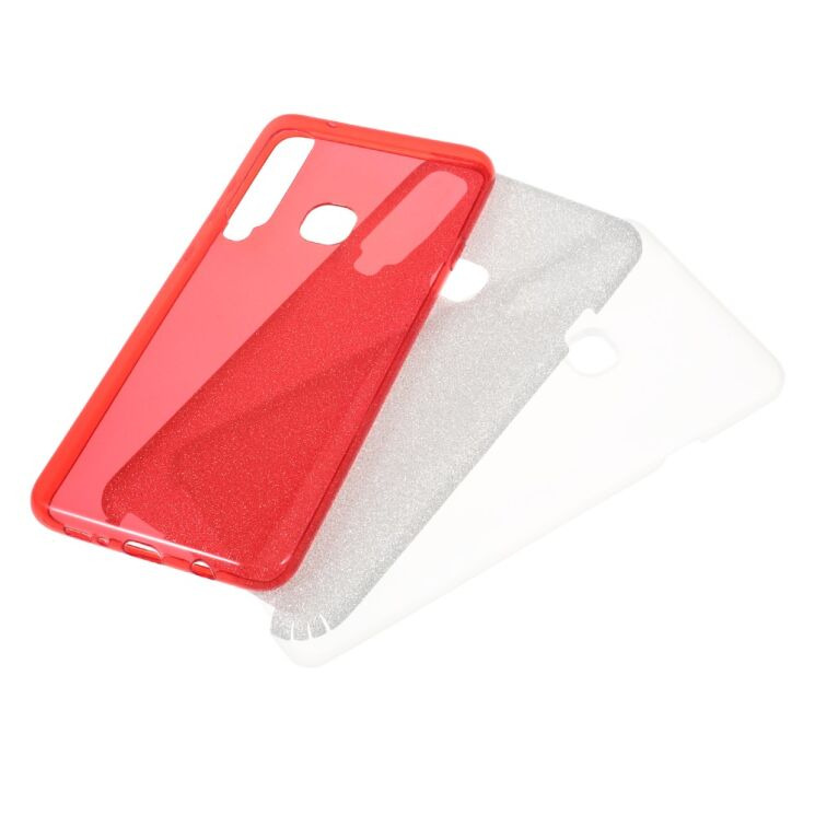 Силиконовый (TPU) чехол UniCase Glitter Cover для Samsung Galaxy A9 2018 (A920) - Red: фото 4 из 4