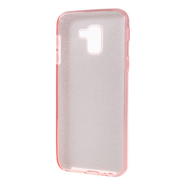 Силиконовый (TPU) чехол UniCase Glitter Cover для Samsung Galaxy J6 2018 (J600) - Pink: фото 3 из 4