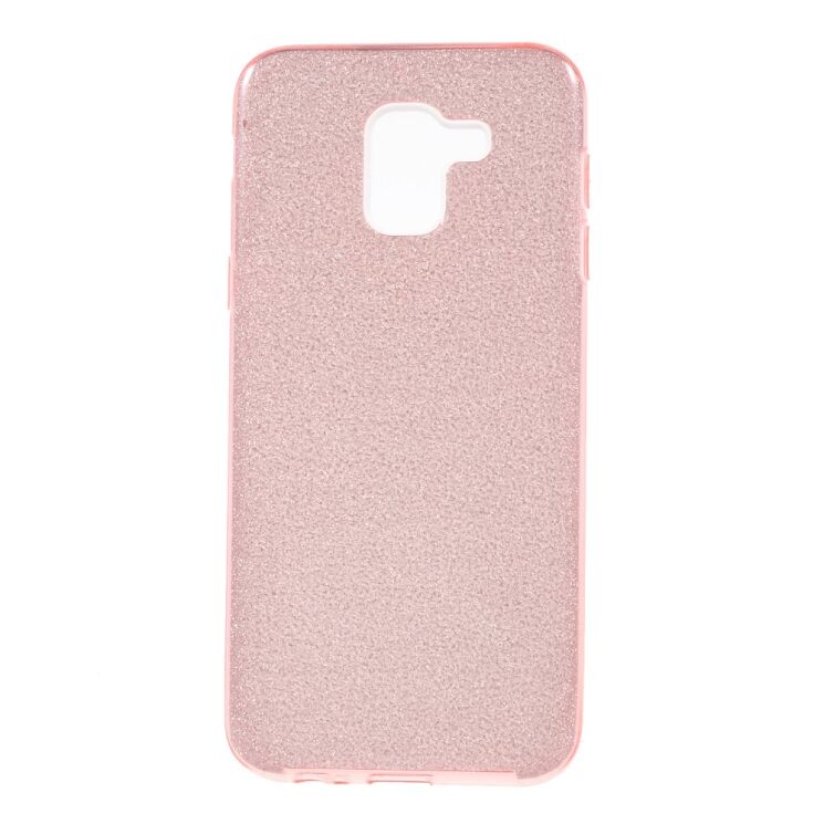 Силиконовый (TPU) чехол UniCase Glitter Cover для Samsung Galaxy J6 2018 (J600) - Pink: фото 1 из 4