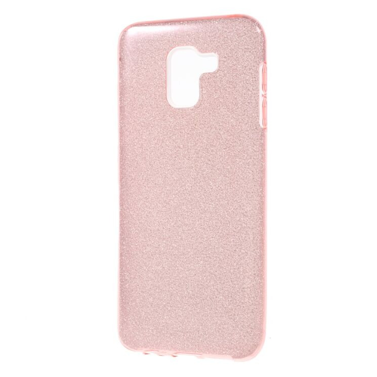 Силиконовый (TPU) чехол UniCase Glitter Cover для Samsung Galaxy J6 2018 (J600) - Pink: фото 2 из 4