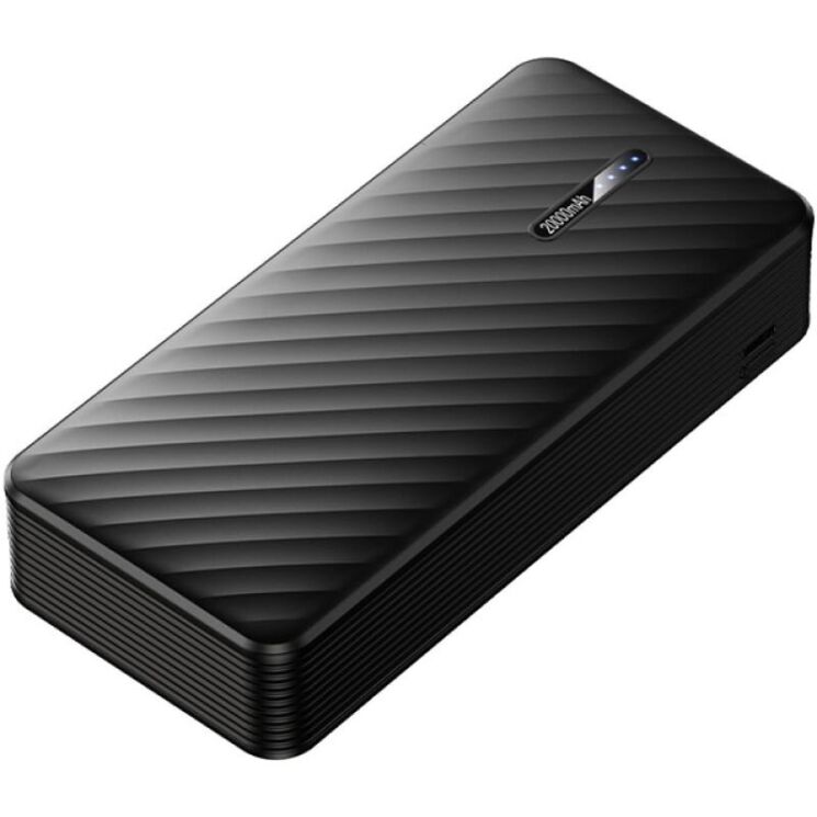 Внешний аккумулятор BOROFONE BJ84A 10W (20000mAh) + кабель MicroUSB + Type-C + Lightning + USB - Black (995598B) Внешний аккумулятор BOROFONE BJ84A 10W (20000mAh) + кабель MicroUSB + Type-C + Lightning + USB - Black: фото 4 из 8