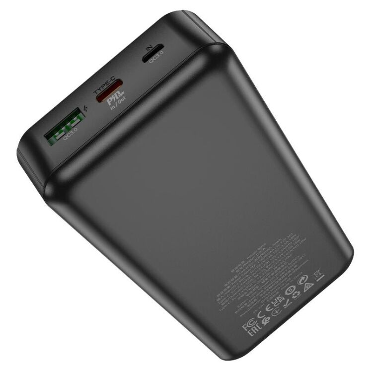Внешний аккумулятор Hoco J102A Cool figure PD20W+QC3.0 (20000mAh) - Black: фото 2 из 6