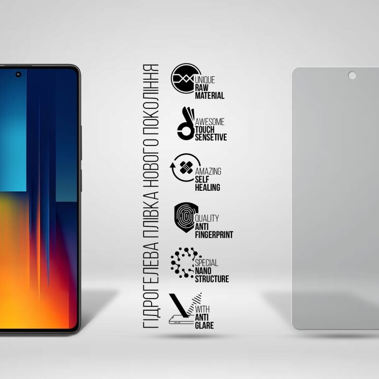 Захисна плівка на екран ArmorStandart Matte для Xiaomi Poco M6 Pro 5G: фото 2 з 5