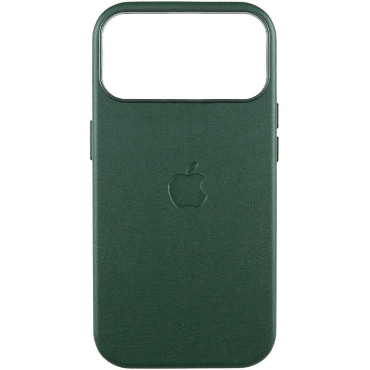 Захисний чохол Copiex Leather Case with MagSafe для Apple iPhone 17 Pro - Green: фото 1 з 1