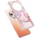 Захисний чохол Deexe Marble Case для OPPO Reno 12 F/FS - Rose Gold (360131RG). Фото 2 из 6