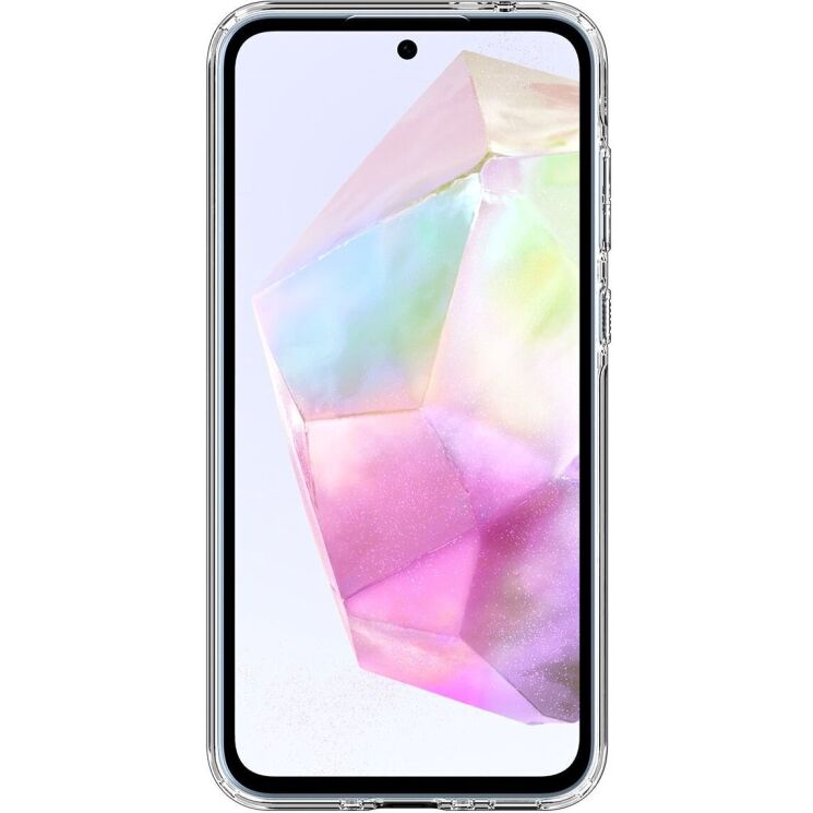 Захисний чохол Spigen (SGP) Ultra Hybrid для Samsung Galaxy A35 (A356) - Crystal Clear: фото 6 з 14
