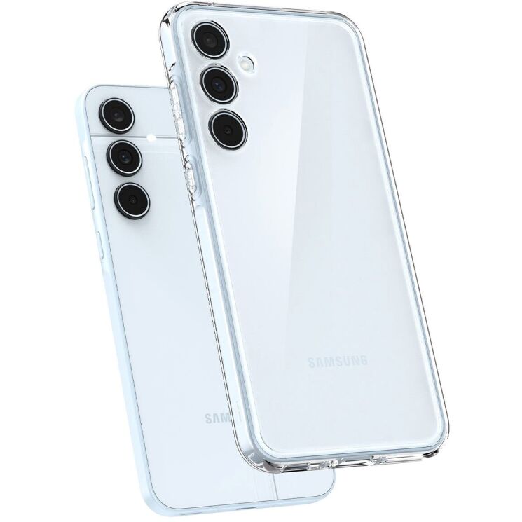 Захисний чохол Spigen (SGP) Ultra Hybrid для Samsung Galaxy A35 (A356) - Crystal Clear: фото 4 з 14