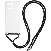 Захисний чохол UniCase AirBag with Strap для Motorola Moto G75 - Transparent: фото 1 из 5