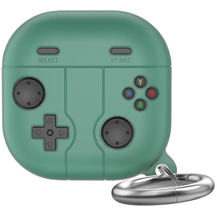 Захисний чохол AHASTYLE LC13 Gaming Design для Samsung Galaxy Buds Live / Buds Pro / Buds 2 / Buds 2 Pro / Buds FE - Midnight Green: фото 1 з 8