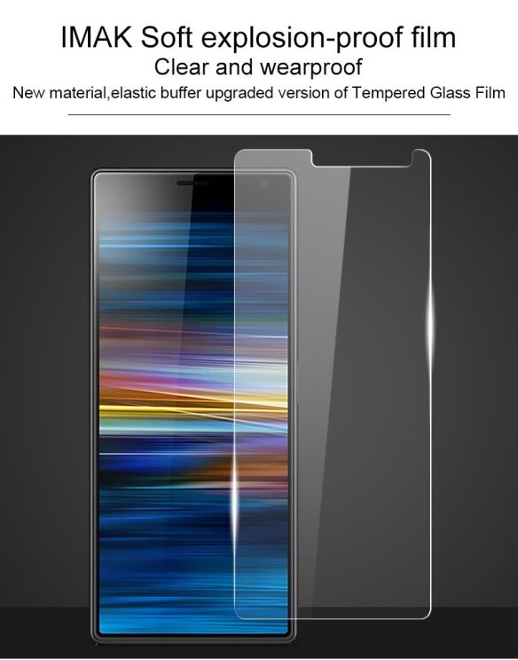 Защитная пленка IMAK Soft Crystal для Sony Xperia 10 Plus: фото 6 из 14