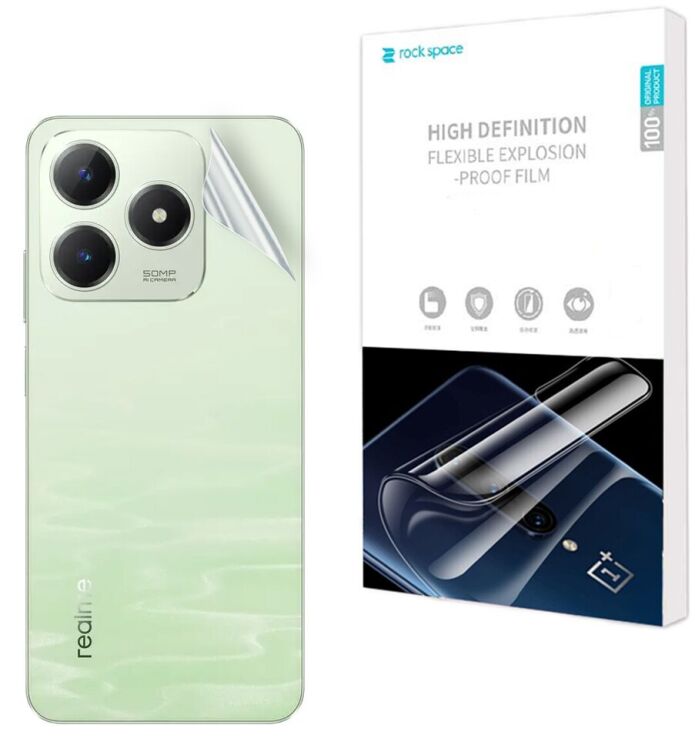 Захисна плівка на задню панель RockSpace SuperClear для Realme C63: фото 1 з 9