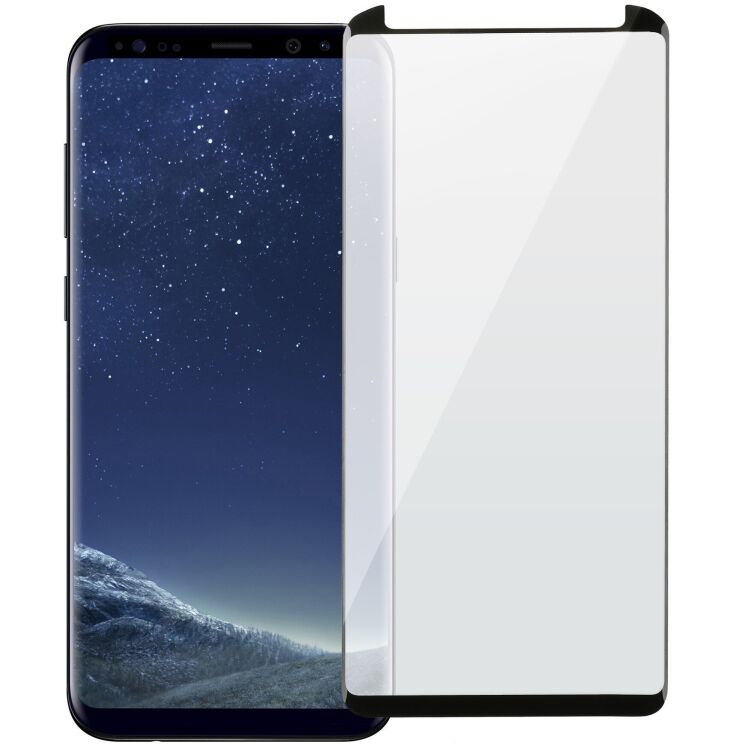 Защитное стекло 2E Basic 3D Full Glue для Samsung Galaxy S8 Plus (G955) - Black: фото 1 из 7