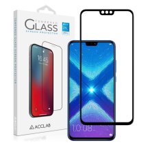 Защитное стекло ACCLAB Full Glue для Huawei Honor 8X - Black: фото 1 из 6