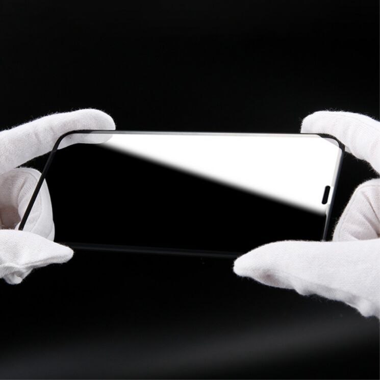 Защитное стекло AMORUS 3D Curved Glass для Apple iPhone XR / iPhone 11 - Black: фото 6 из 8