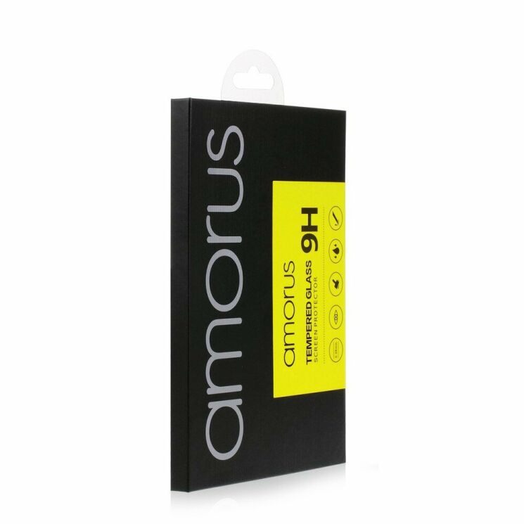 Захисне скло AMORUS Full Glue Tempered Glass для Motorola Moto G8 Plus - Black: фото 5 з 6