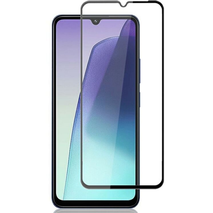 Захисне скло AMORUS Full Glue Tempered Glass для Xiaomi Redmi 14C / Redmi A4 5G / Poco C75 - Black: фото 1 з 8