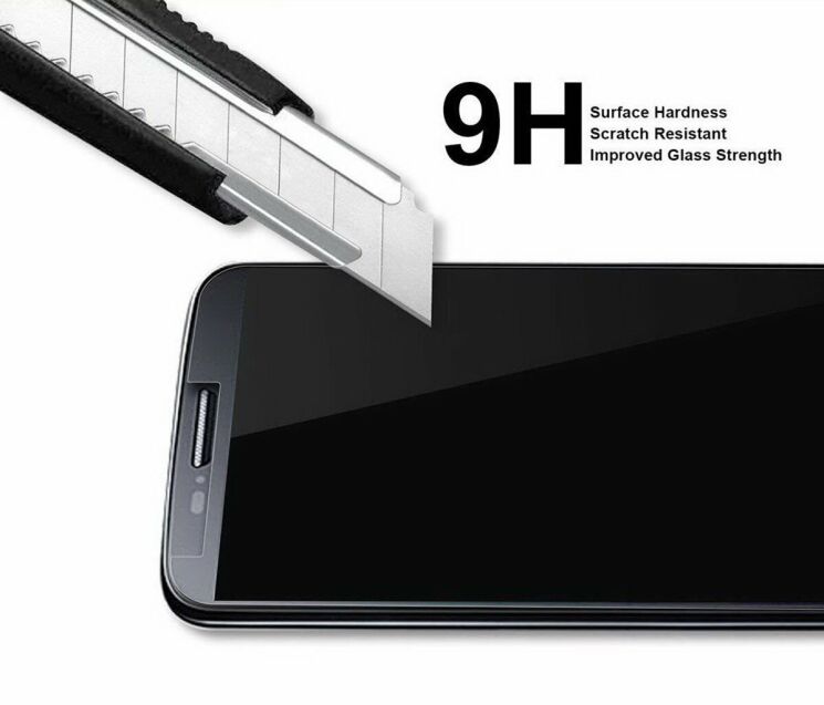 Защитное стекло Deexe 5D Full Glue для Samsung Galaxy A9 2018 (A920) - Black: фото 3 из 3
