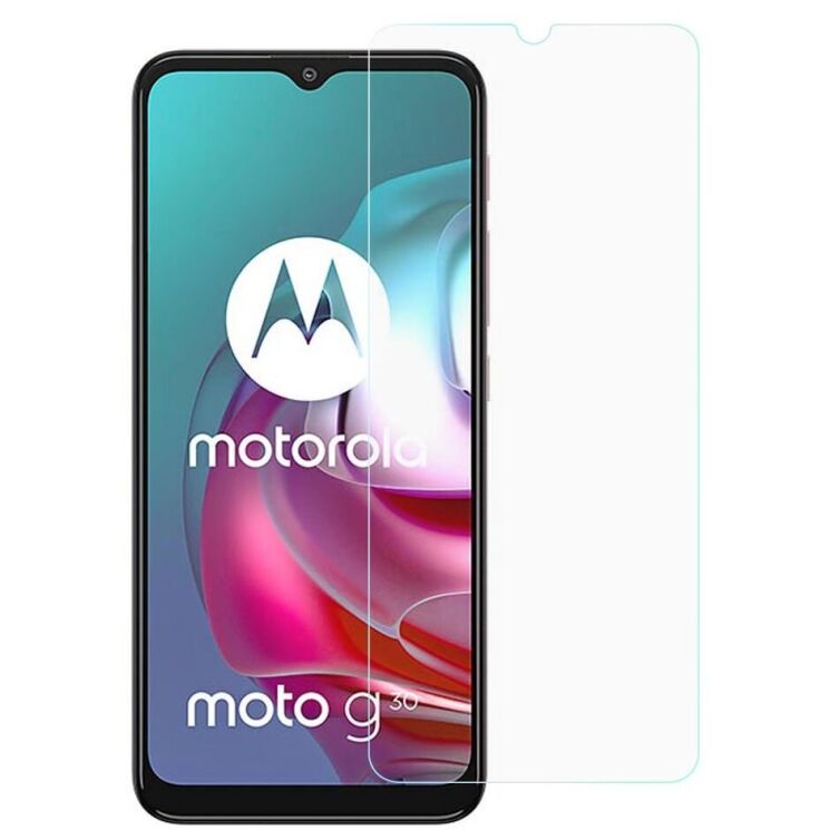 Защитное стекло Deexe Crystal Glass для Motorola Moto G10 / Moto G30 - Transparent: фото 1 из 7