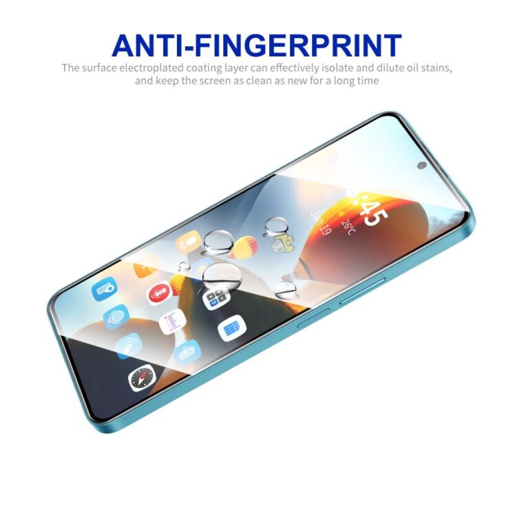 Защитное стекло HAT PRINCE Full Glue Cover для Xiaomi Redmi Note 13 Pro 4G / Poco M6 Pro - Black: фото 5 из 7