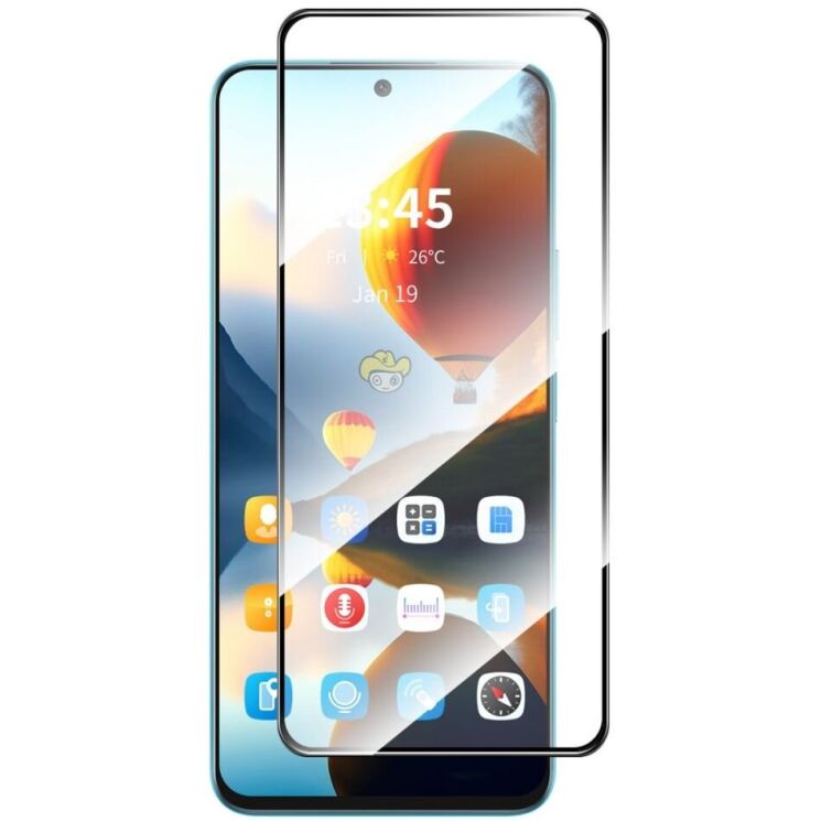 Защитное стекло HAT PRINCE Full Glue Cover для Xiaomi Redmi Note 13 Pro 4G / Poco M6 Pro - Black: фото 1 из 7