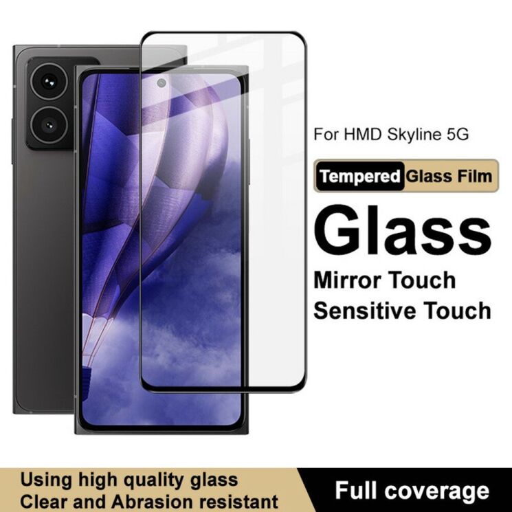 Защитное стекло IMAK 5D Pro+ Full Glue для HMD Skyline - Black: фото 3 из 10