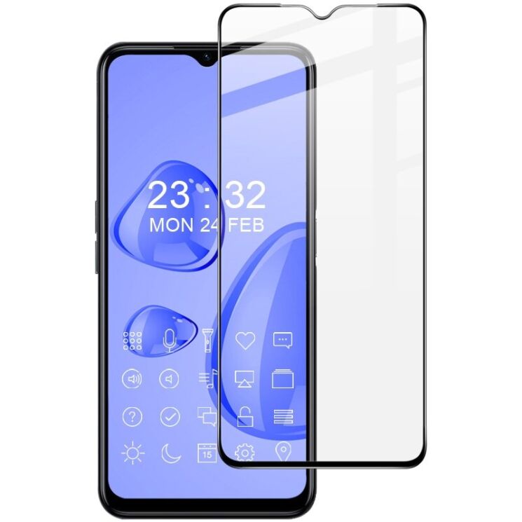 Защитное стекло IMAK 5D Pro+ Full Glue для Realme C35 - Black: фото 1 из 7