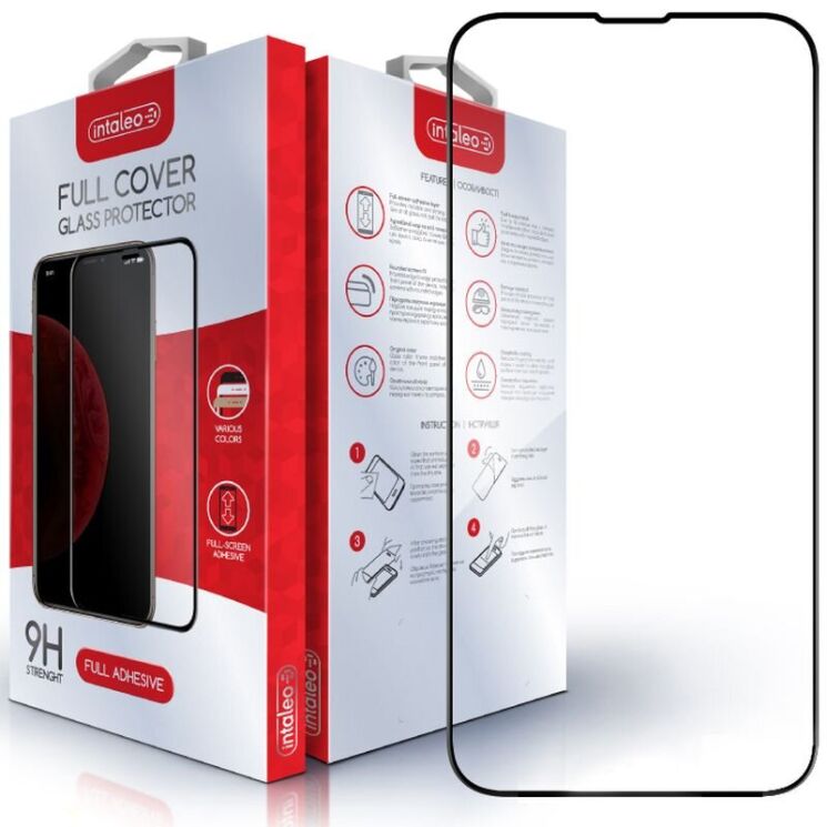Защитное стекло Intaleo Full Glue для Apple iPhone 16e - Black: фото 1 из 9