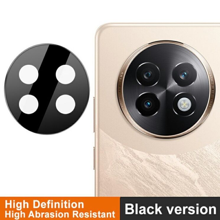 Защитное стекло на камеру IMAK Black Glass Lens для Realme 13 Plus - Black: фото 4 из 8