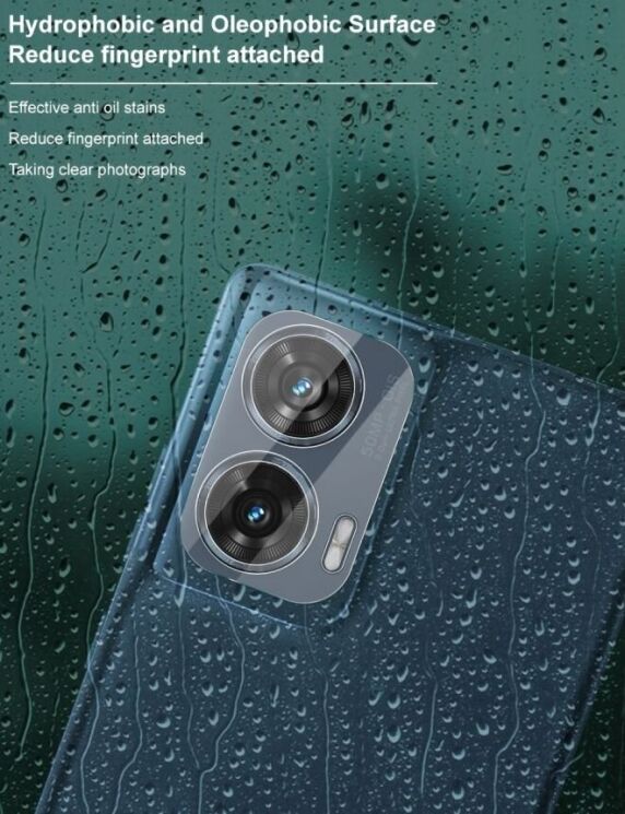 Защитное стекло на камеру IMAK Integrated Lens Protector для Motorola Edge 50 Fusion: фото 6 из 10