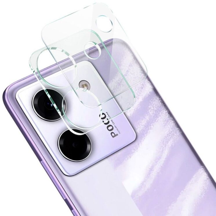 Защитное стекло на камеру IMAK Integrated Lens Protector для Xiaomi Poco M7 Pro: фото 1 из 9