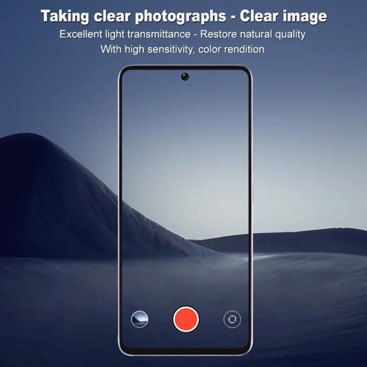 Защитное стекло на камеру IMAK Integrated Lens Protector для Xiaomi Poco M7 Pro: фото 5 из 9