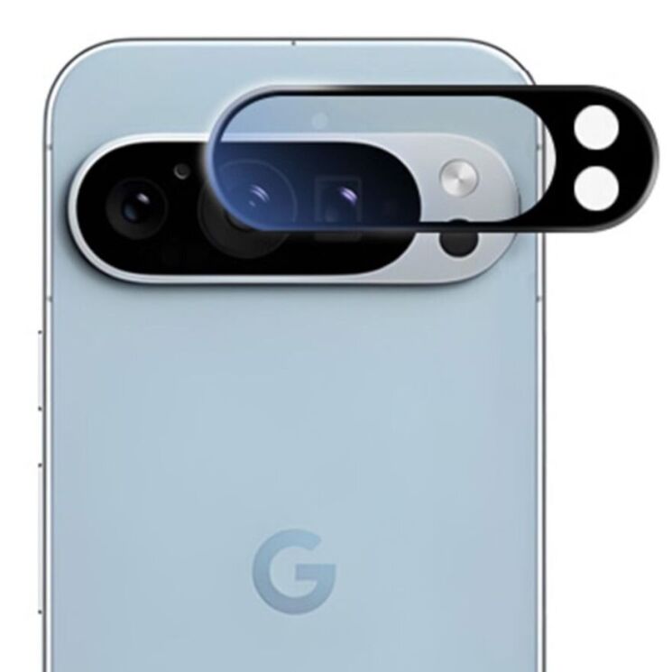Защитное стекло на камеру RURIHAI Black Lens для Google Pixel 9 - Black: фото 1 из 5