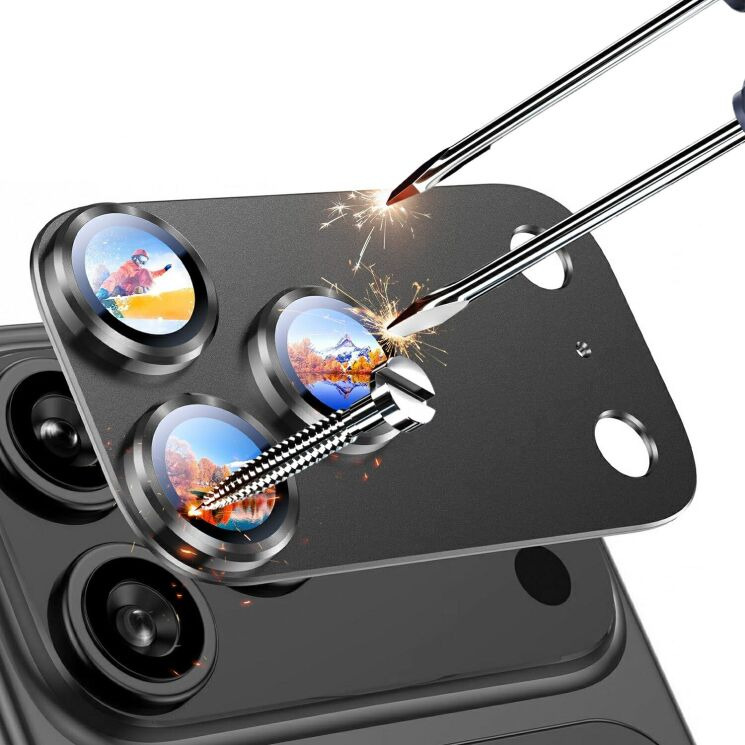 Захисне скло на камеру RURIHAI High Lens Protector для iPhone 18 Pro Max - Titanium Grey (423885TH) Захисне скло на камеру RURIHAI High Lens Protector для iPhone 18 Pro Max - Titanium Grey: фото 4 з 6