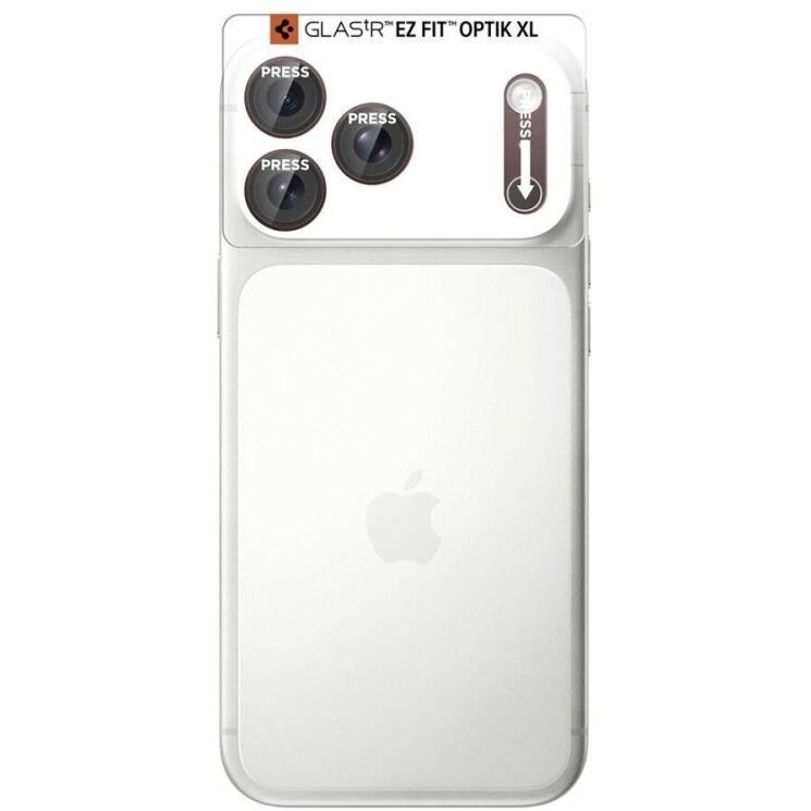 Захисне скло на камеру Spigen Optik Pro XL EZ Fit для iPhone 18 Pro Max (AGL12040) - Dark Cherry (440335WR) Захисне скло на камеру Spigen Optik Pro XL EZ Fit для iPhone 18 Pro Max (AGL12040) - Dark Cherry: фото 4 з 11