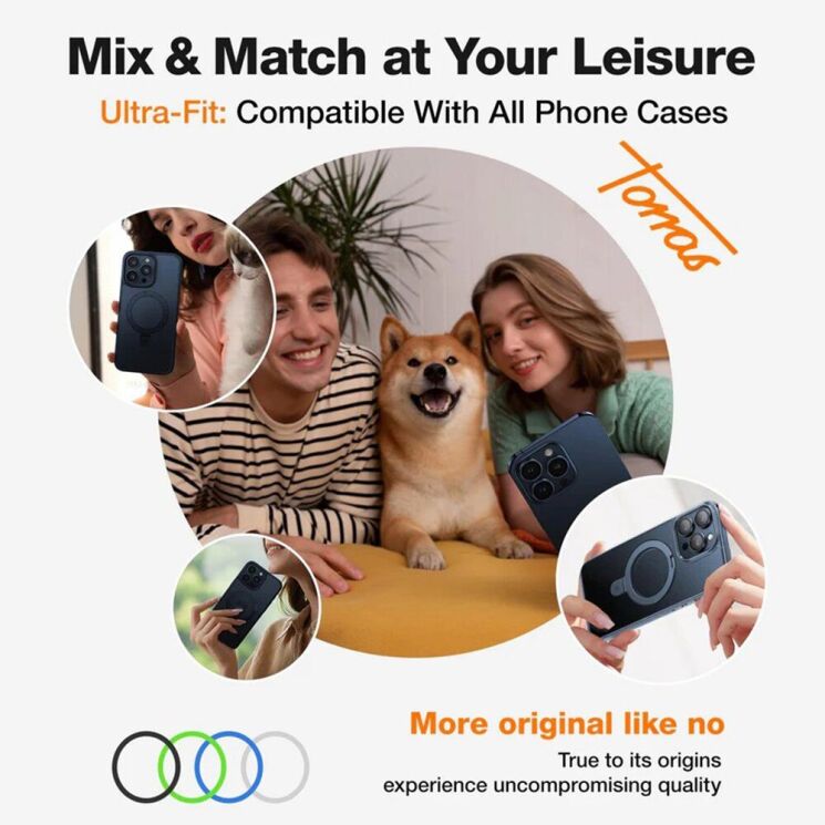 Захисне скло на камеру TORRAS Lensguard для iPhone 15 Pro / 15 Pro Max - Black: фото 6 з 7