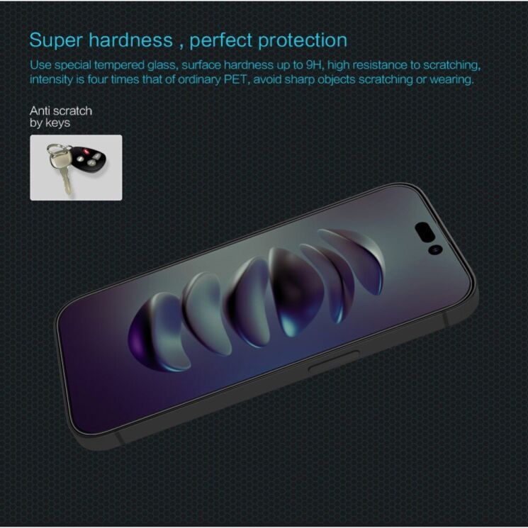 Защитное стекло NILLKIN Amazing H для Apple iPhone 15 - Transparent: фото 4 из 14