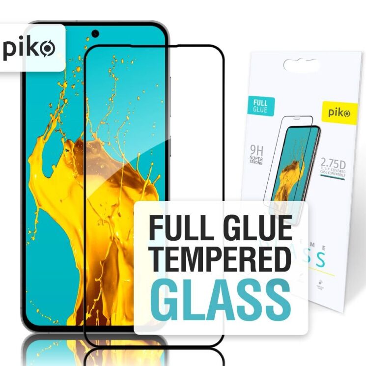 Захисне скло Piko Full Glue для Samsung Galaxy S24 FE (S721) - Black: фото 1 з 5