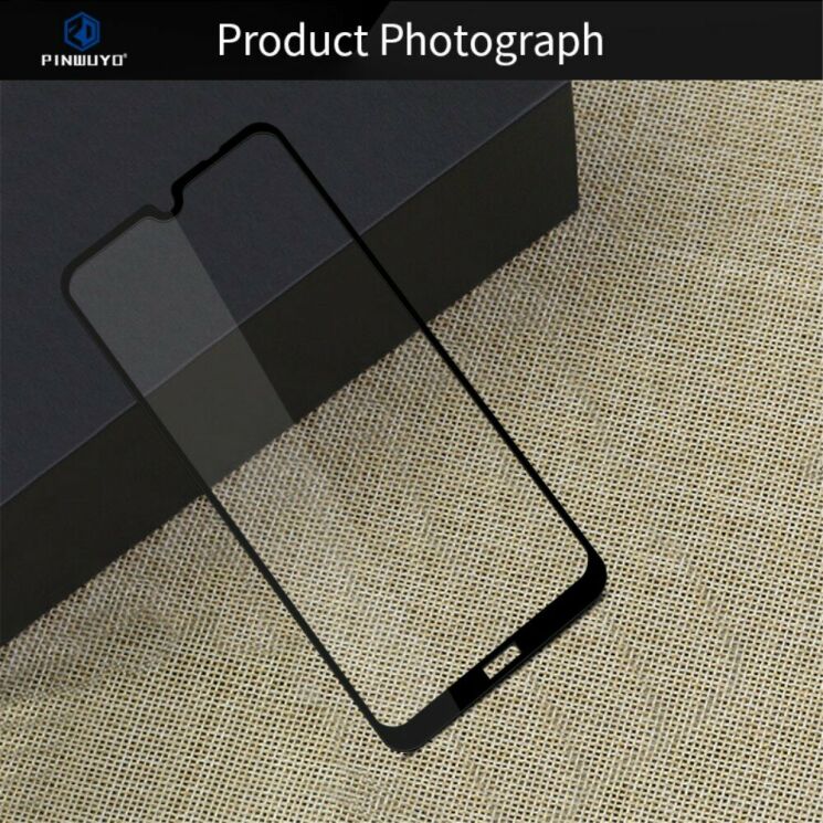 Защитное стекло PINWUYO Full Glue Cover для Xiaomi Redmi Note 8T - Black: фото 4 из 13