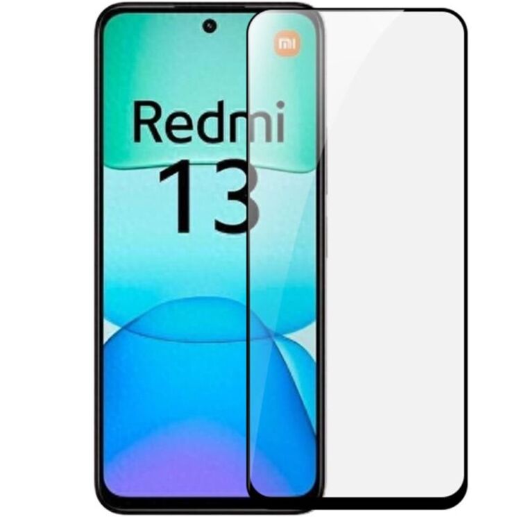 Защитное стекло RURIHAI Full Glue Screen Protect для Xiaomi Redmi 13 - Black: фото 1 из 5