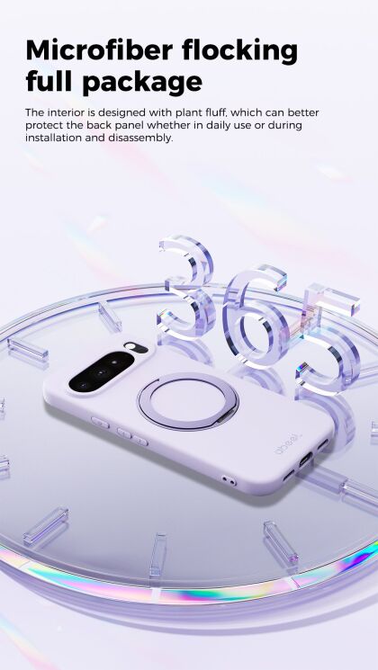 Захисний чохол ABEEL Lyra Skin Kickstand with MagSafe для Google Pixel 10a - Pink: фото 3 з 6